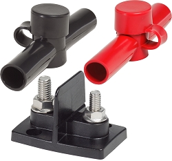 Blue Sea 2018 Dual PowerPost 1 x 5/16  Stud -1 x 3/8 Stud